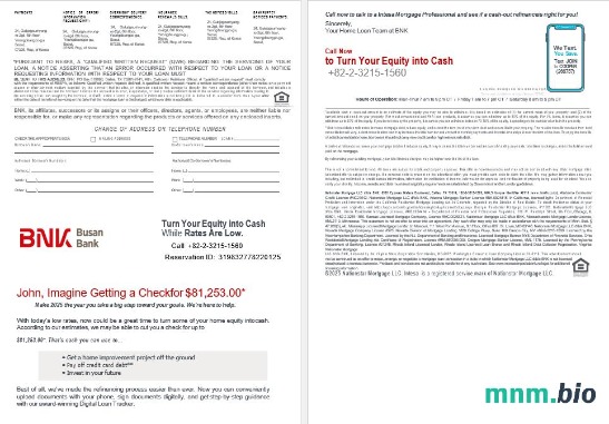 Korea Południowa BNK Bank wyciąg z kredytu hipotecznego w formatach Word i PDF 3-4